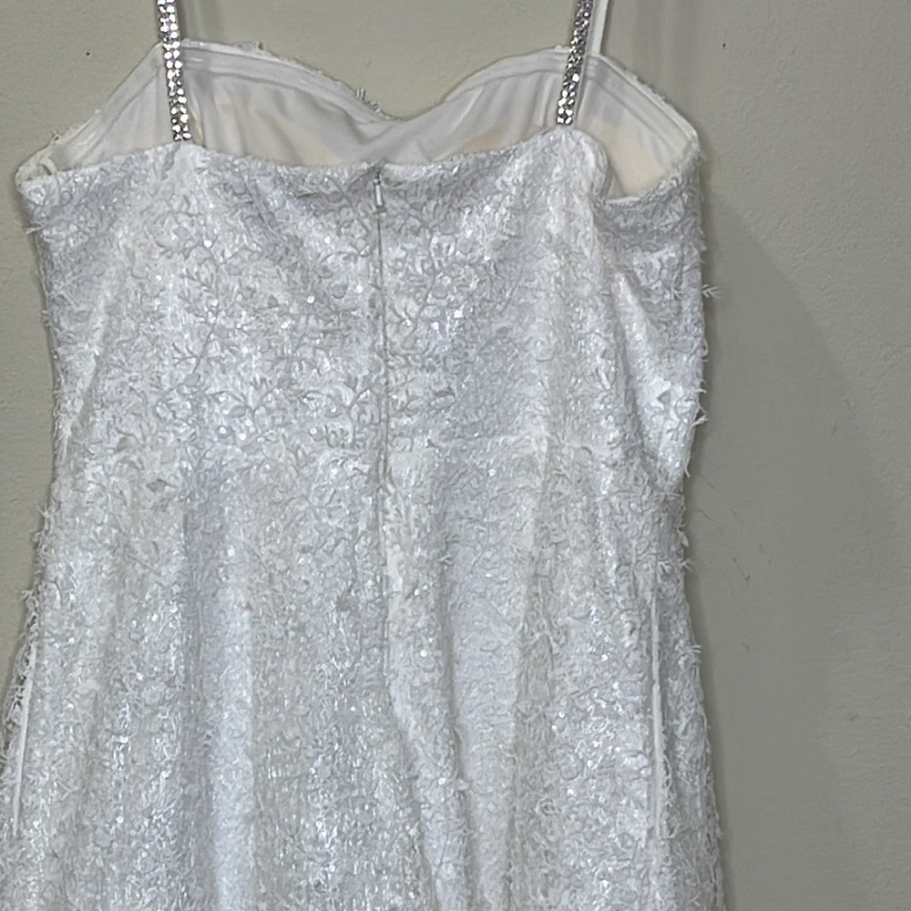 Aqua Lace Midi Dress Women's - Picture 8 of 10